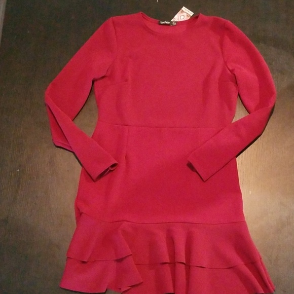 Boohoo Dresses & Skirts - Burgandy Dress